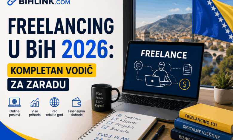 Freelancing u BiH 2026: Kompletan vodič za zaradu